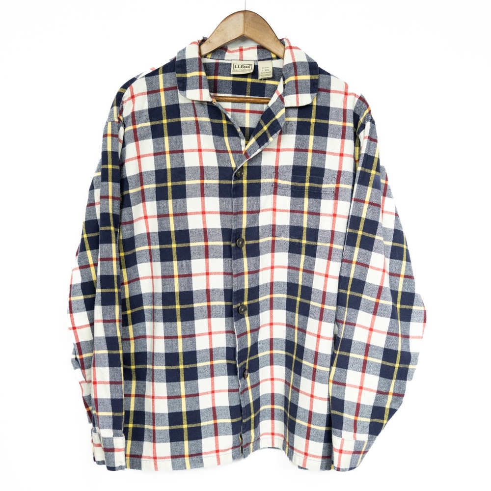 L.L. Bean Men's Scotch Plaid Pajama Set Size Large